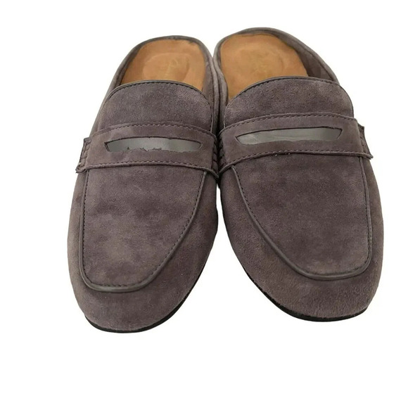 Clarks Keesha Donna Gray Suede Mule Shoes Size 7.5 M - Picture 6 of 10